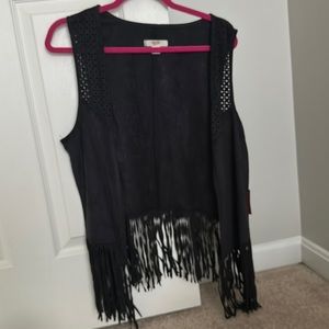 Mossimo supply company fringe vest